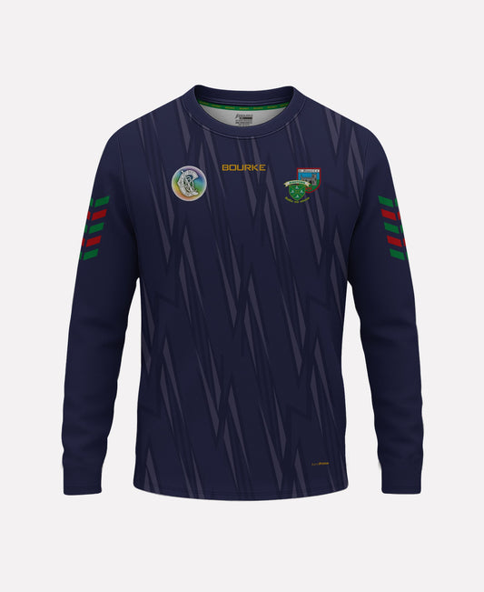 St Munnas-Ringtown Camogie Warm Up Top (Navy/Green/Red)