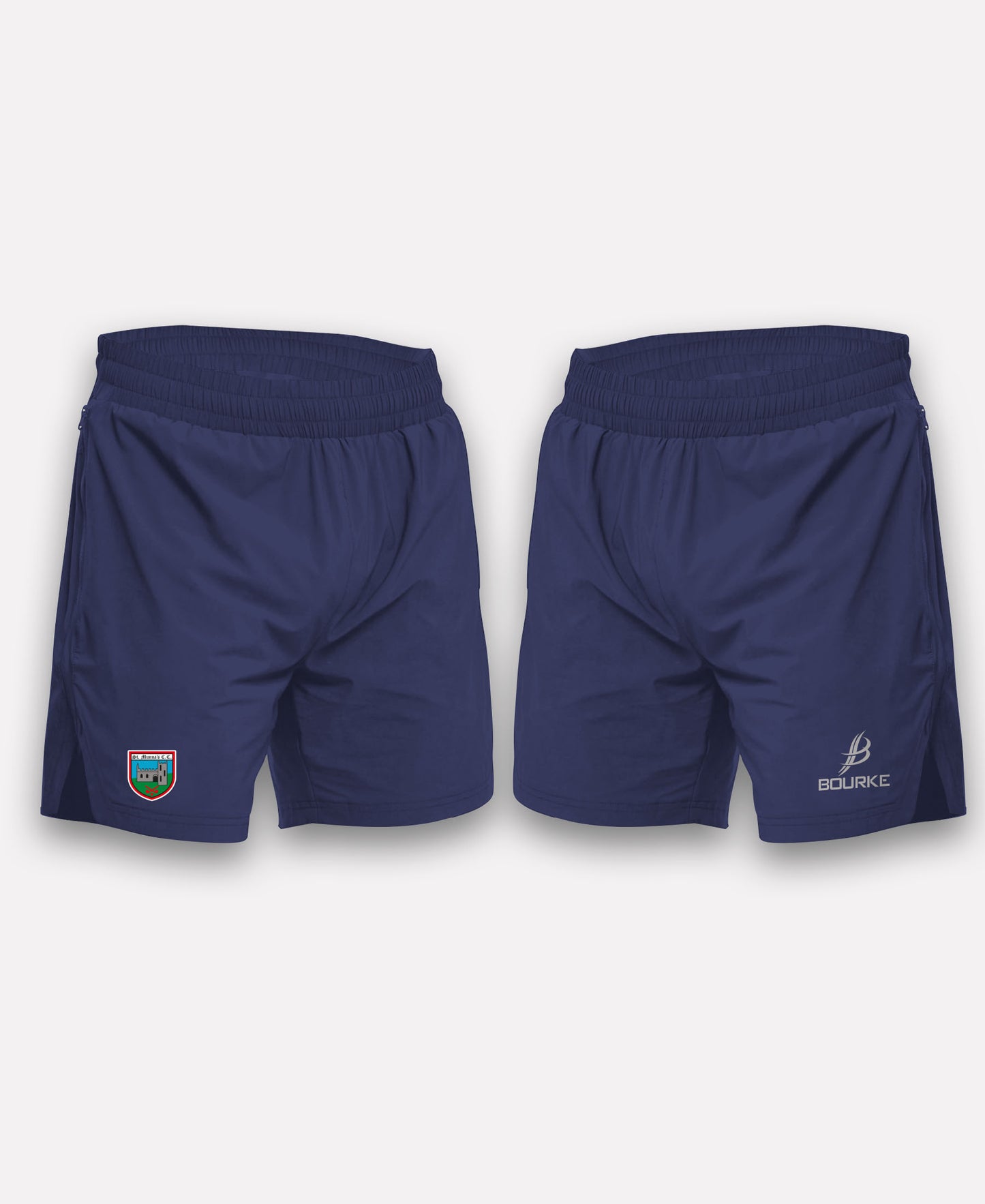 St Munnas Camogie Westmeath BARR Gym Shorts (Navy)