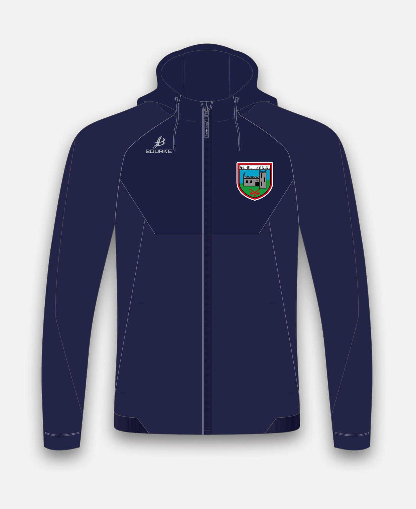 St Munnas Camogie Westmeath BARR Hoody (Navy)