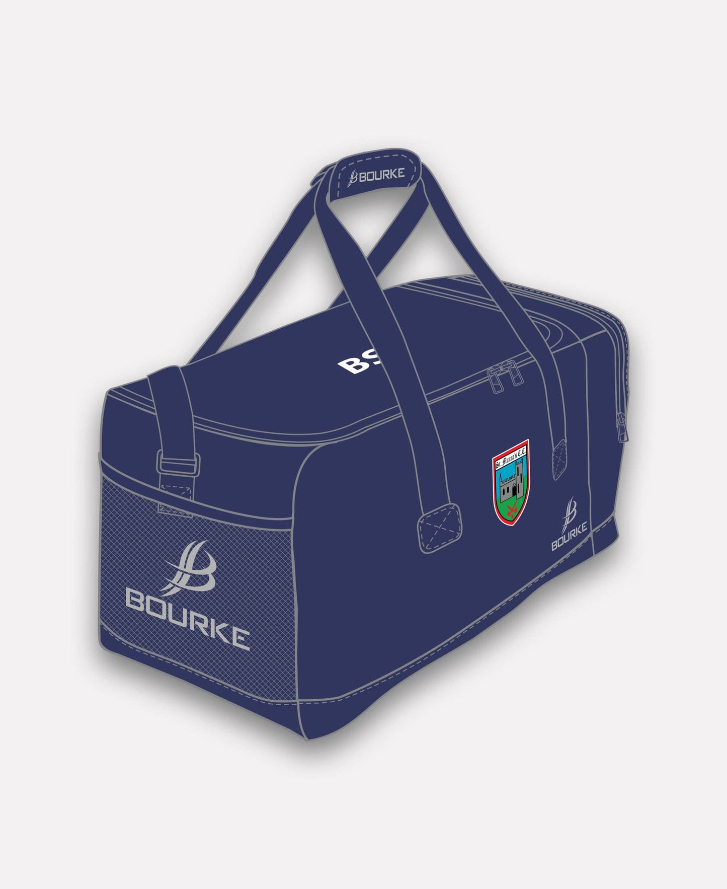 St Munnas Camogie Westmeath CROGA Gear Bag (Navy)