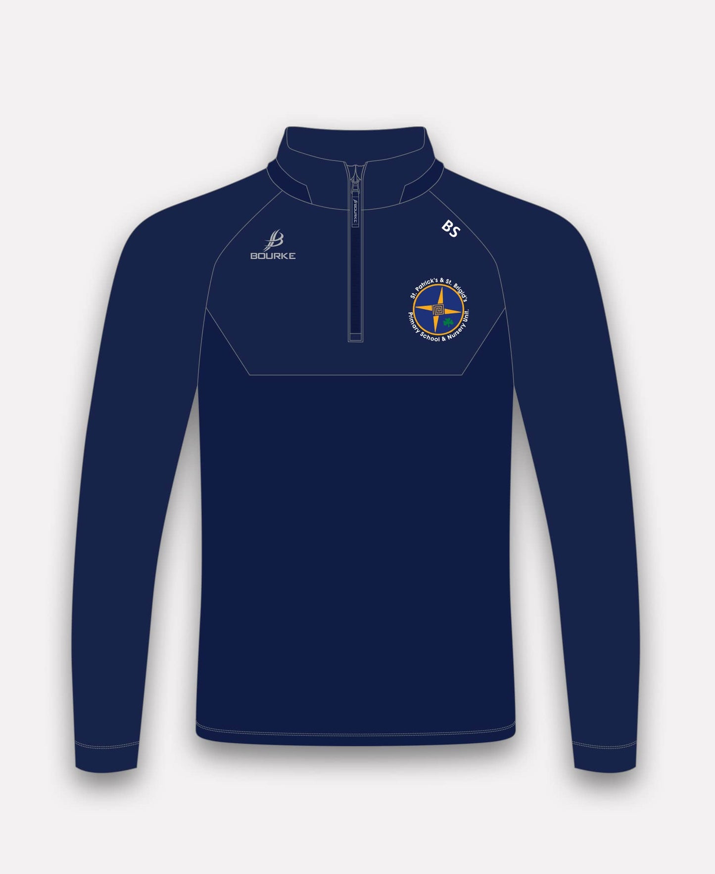 St Patrick's & St Brigid's PS STAFF Ballycastle BARR Half Zip (Navy)