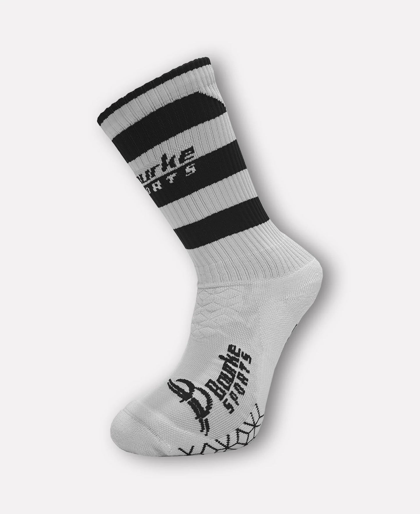 St Peregrines GAA Miniz Hoops Socks (Black/White)