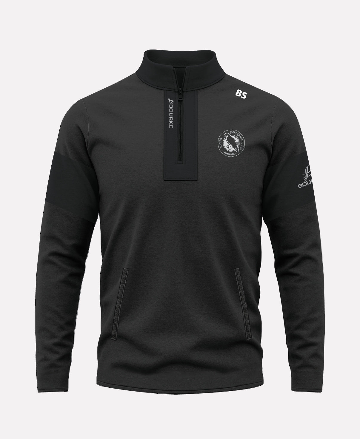 St Peregrines GAA TEASRA Half Zip (Black)
