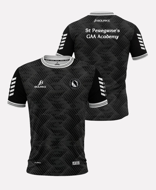 St Peregrines GAA Academy Jersey (Black/White)