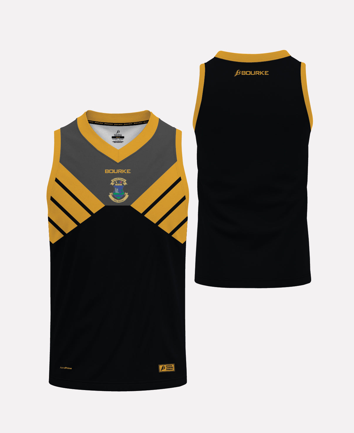 St Peters Dunboyne GAA Singlet (Black/Amber)