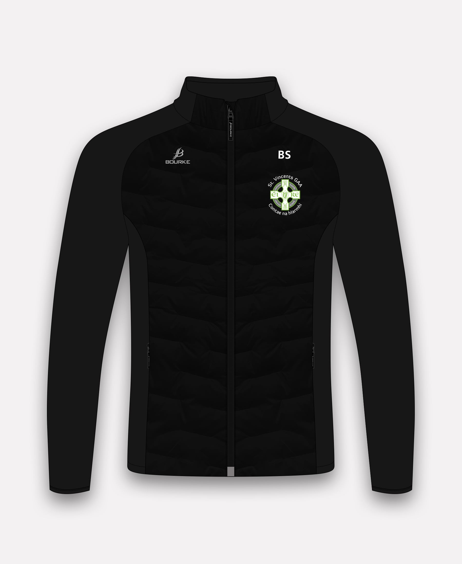 St Vincents Westmeath GAA Croga Hybrid Jacket (Black)