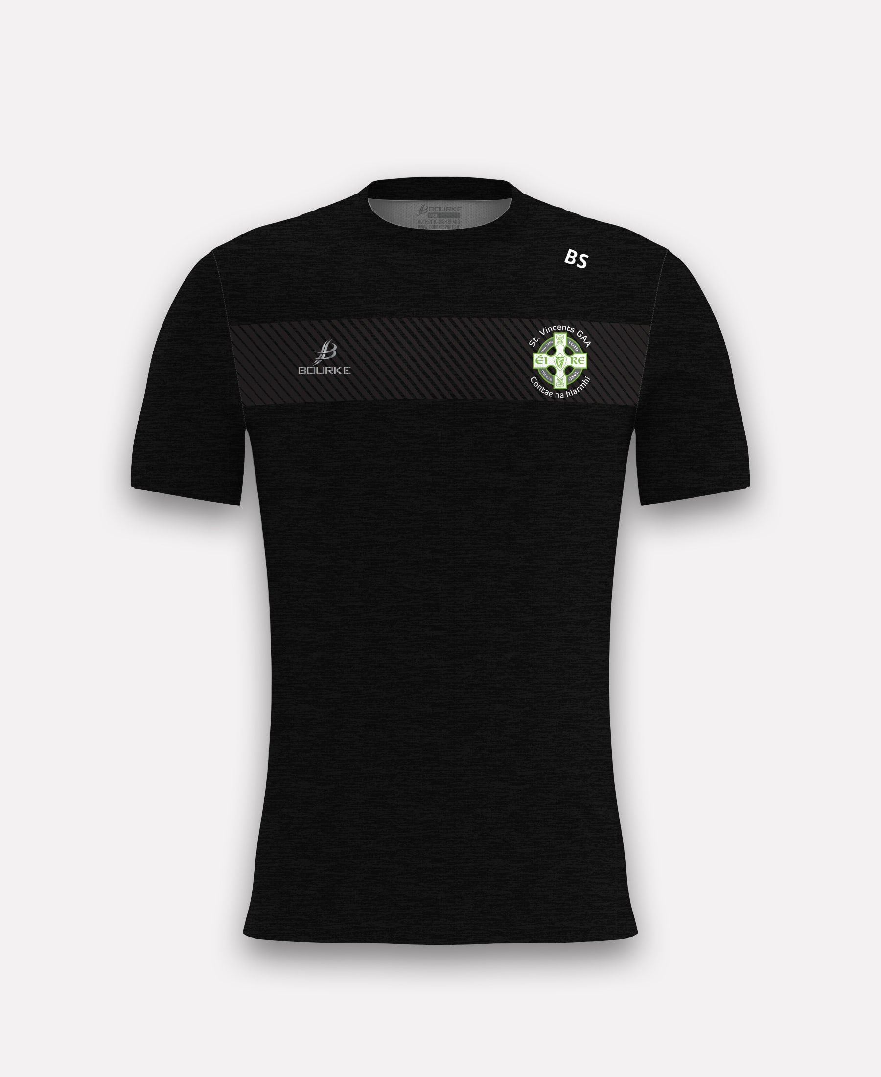 St Vincents Westmeath GAA TACA T-Shirt (Black)