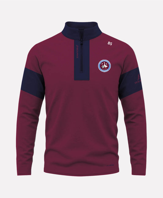 St Anthonys FC TEASRA Half Zip (Navy/Maroon)