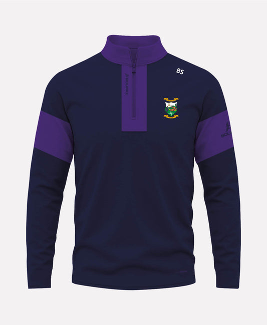 St Brigids Camogie (Laois) TEASRA Half Zip (Navy/Purple)