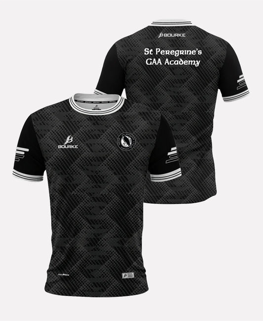 St Peregrines GAA Academy Jersey (Black/White)