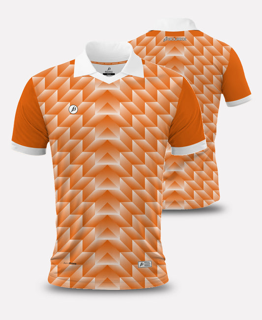 TEASRA RETRO Adult Jersey (Orange/White)