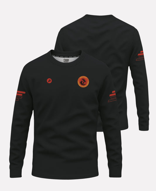 Team Evolve MMA Warm Up Crew Neck 26/27 (Black/Red)
