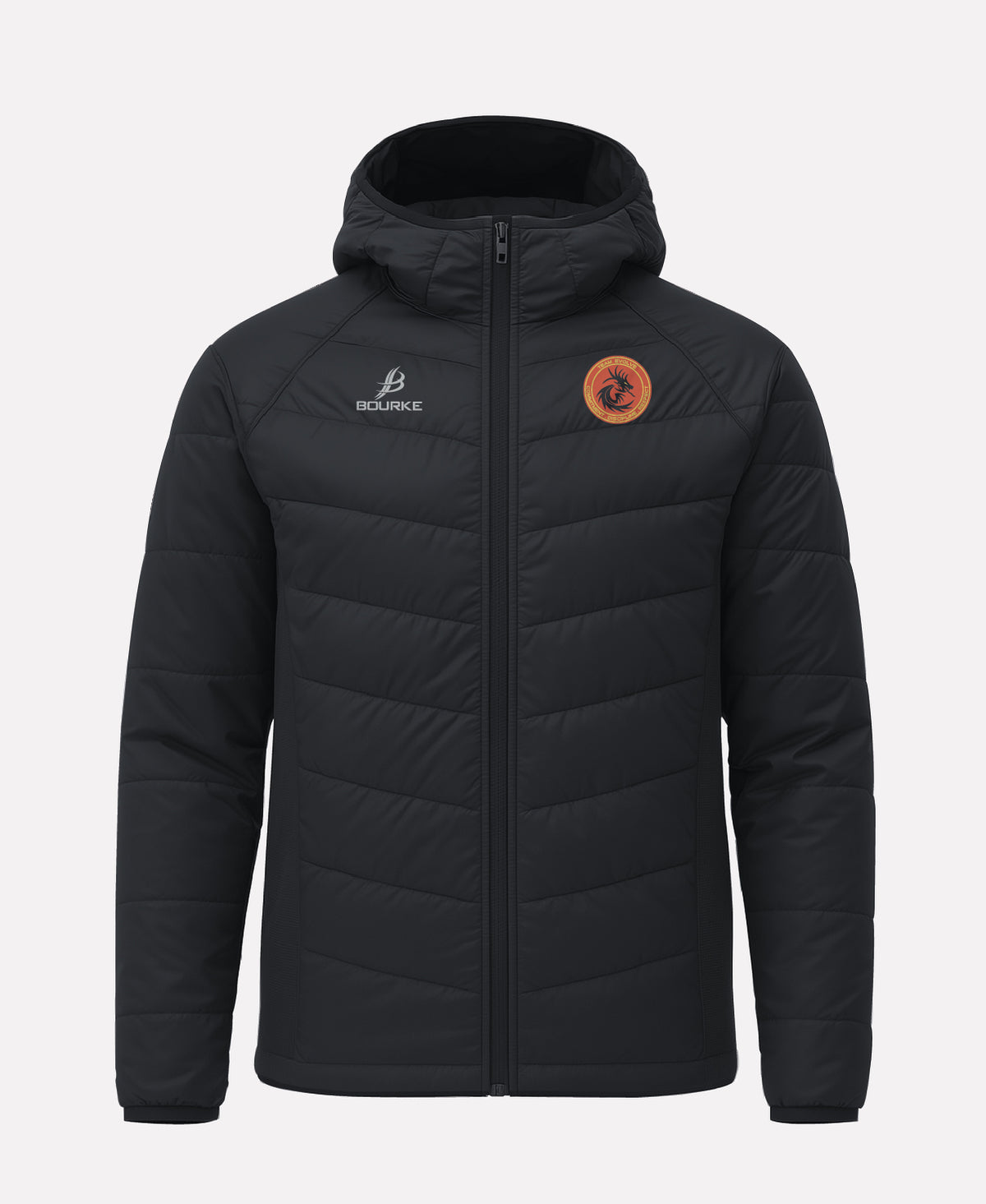 Team Evolve MMA FORTIS Hooded Jacket (Black)