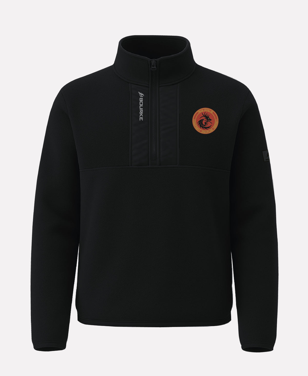 Team Evolve MMA TEASRA Half Zip Fleece (Black)