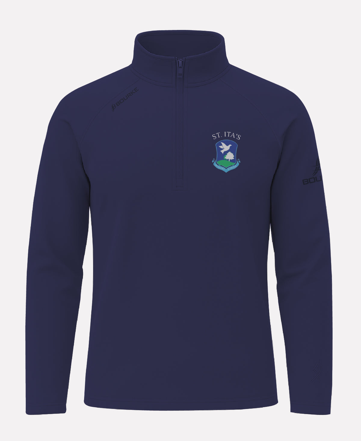 St Itas PS Belfast CORE Half Zip (Navy)