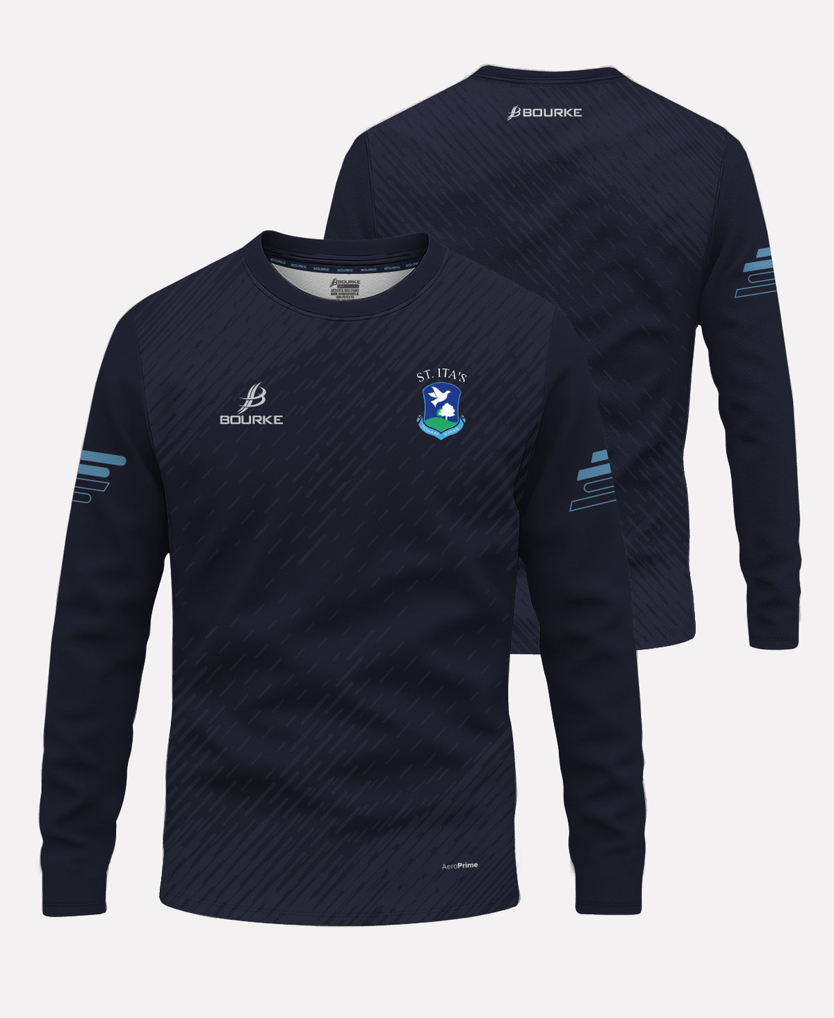 St Itas PS Belfast Warm Up Crew Neck 26/27 (Navy)
