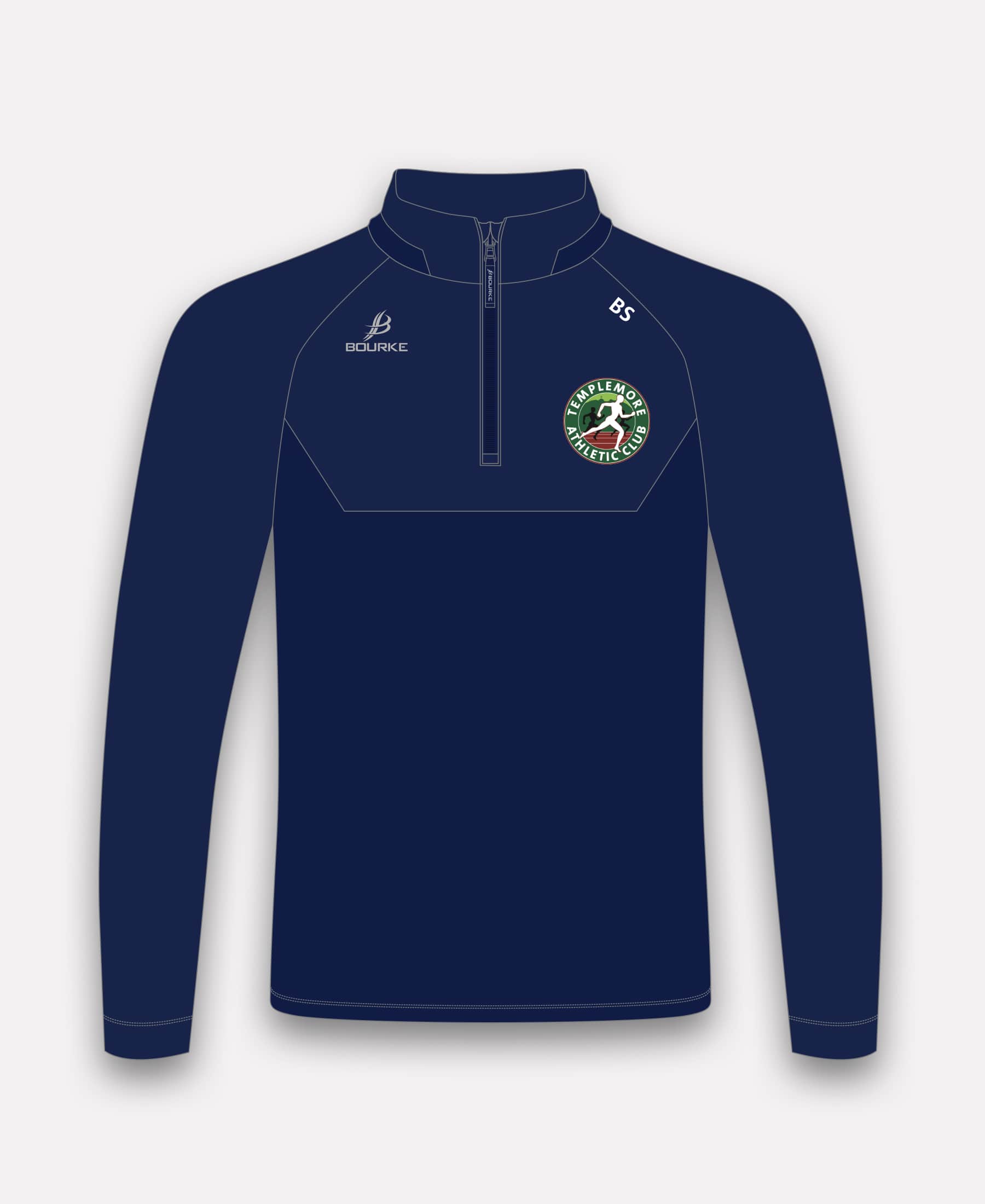 Templemore AC BARR Half Zip (Navy)