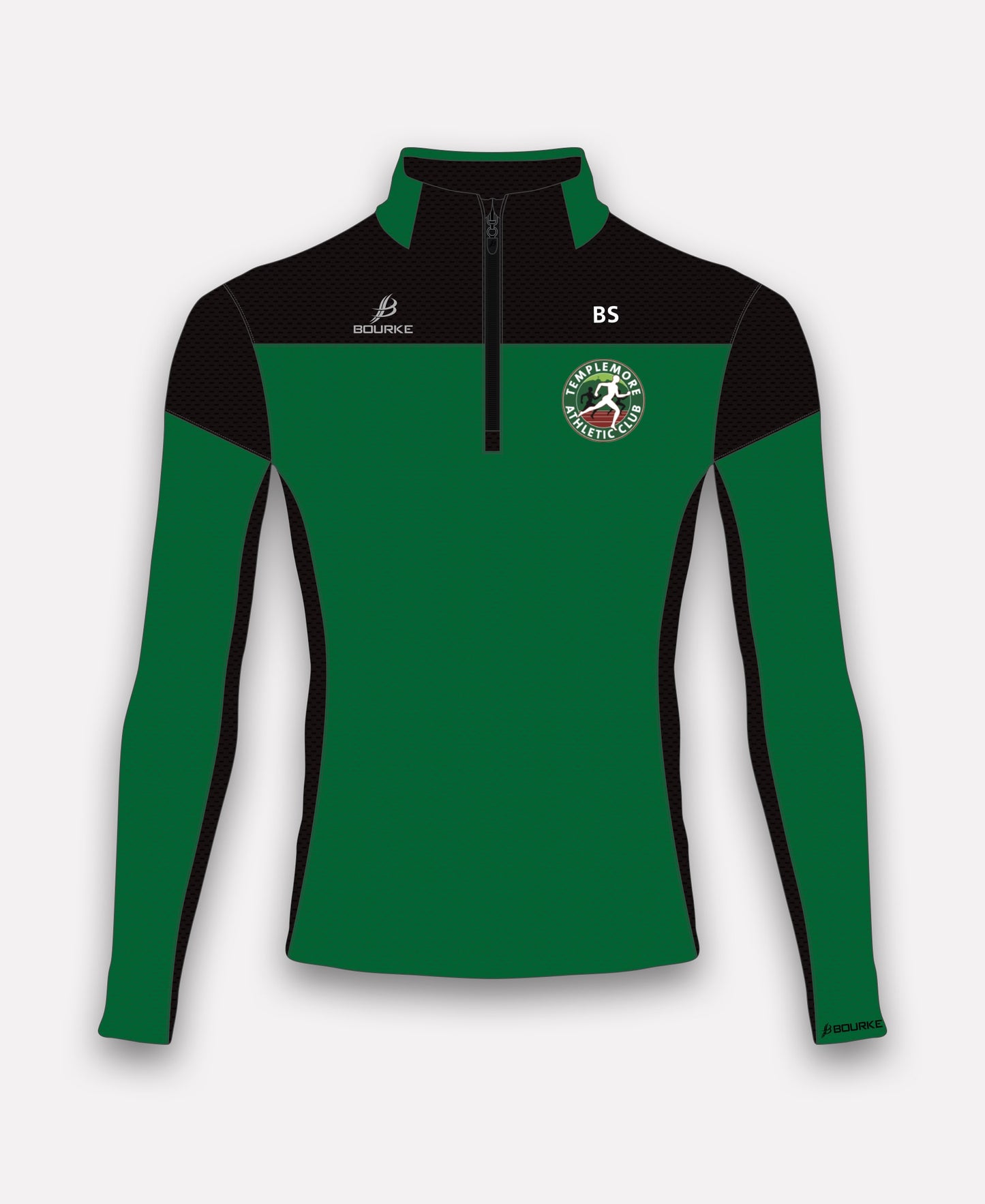 Templemore AC TACA Half Zip (Green/Black)