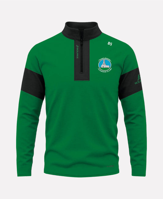 Templemore Camogie TEASRA Half Zip (Black/Green)