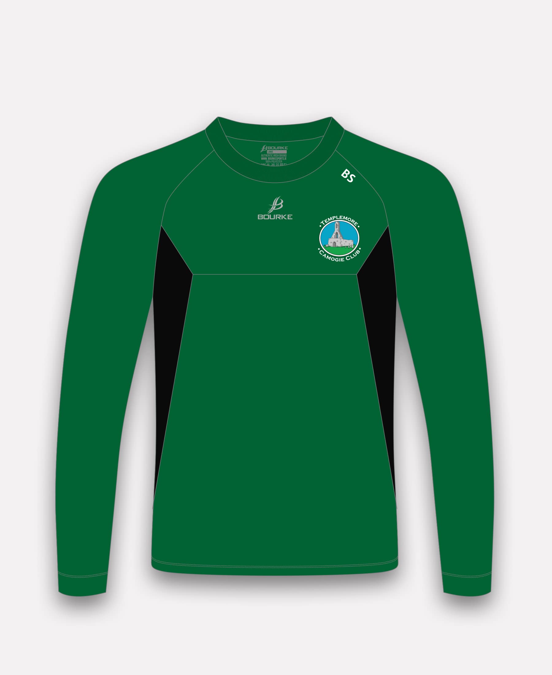 Templemore Camogie BARR Crew Neck (Green/Black)