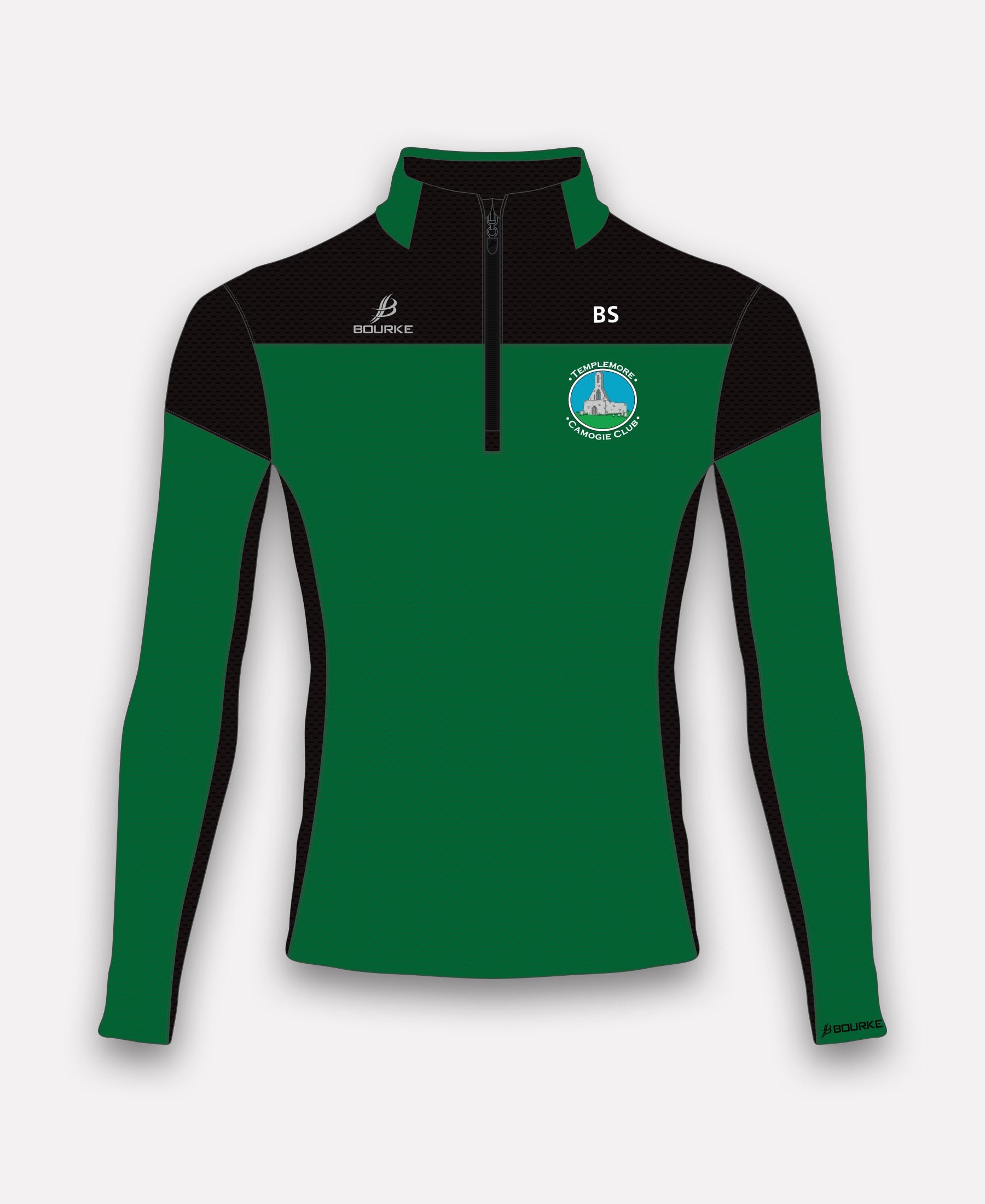 Templemore Camogie TACA Half Zip (Green/Black)