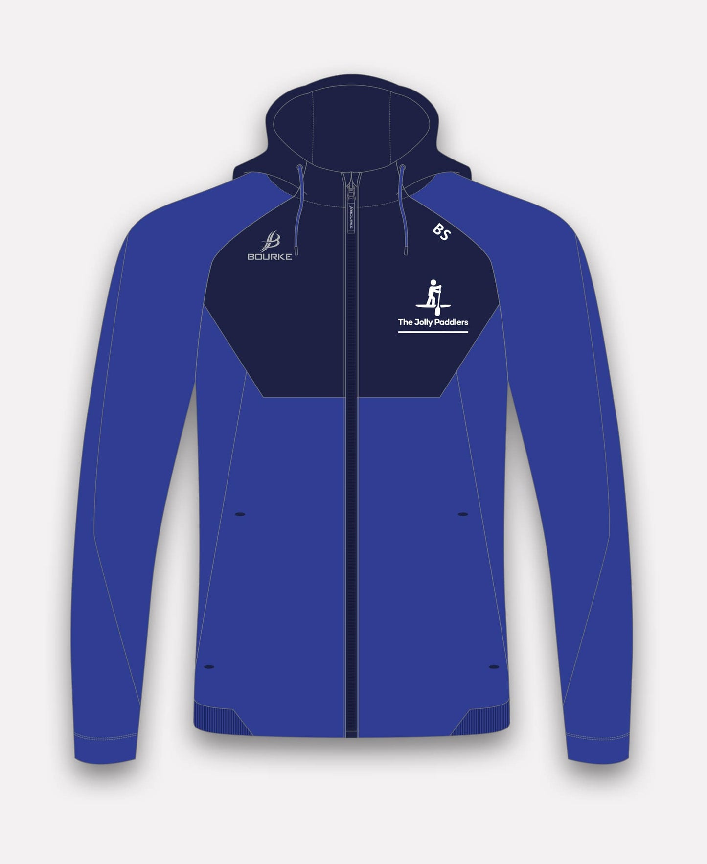 The Jolly Paddlers BARR Hoody (Blue/Navy)