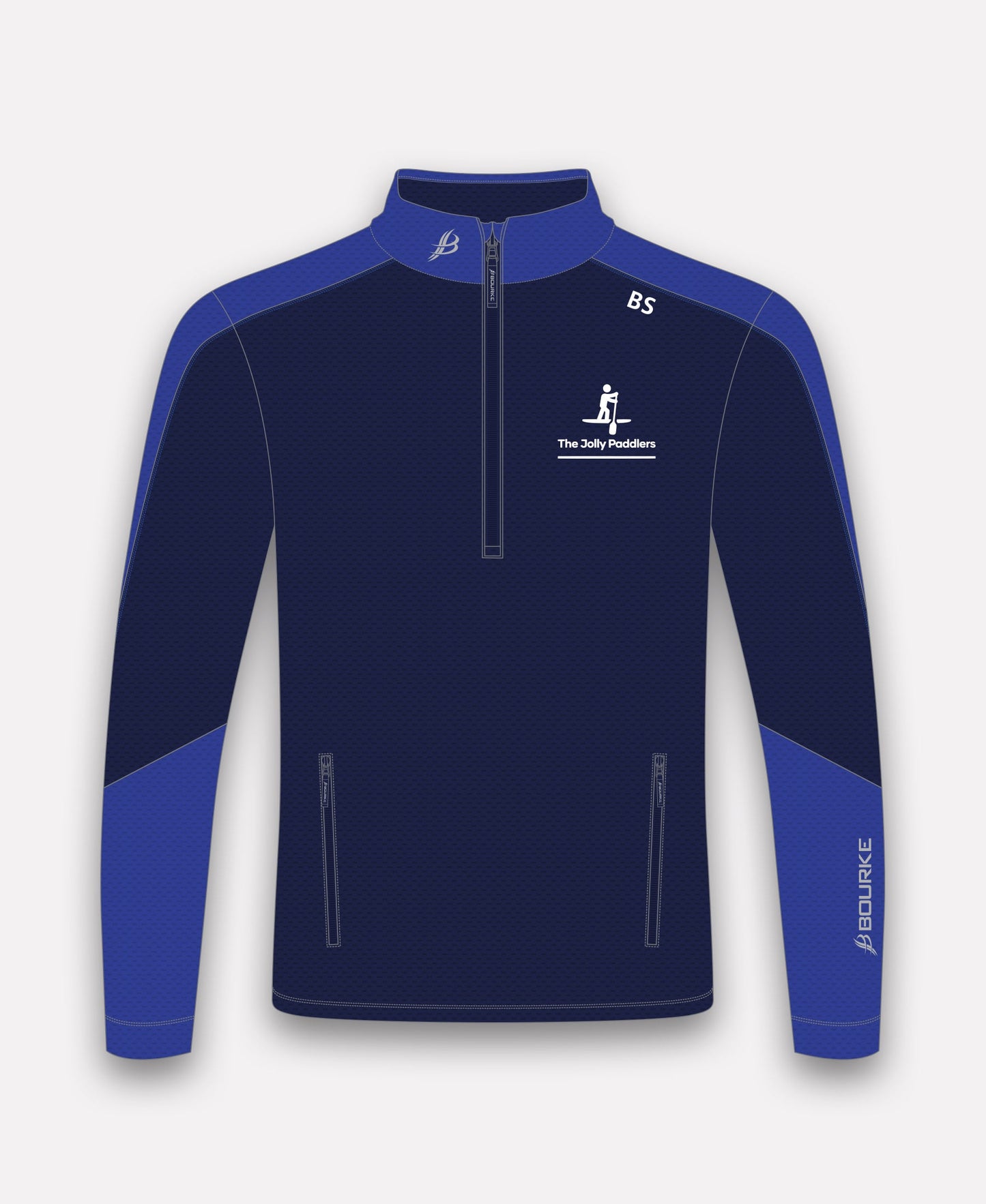 The Jolly Paddlers Croga Half Zip (Navy/Blue)