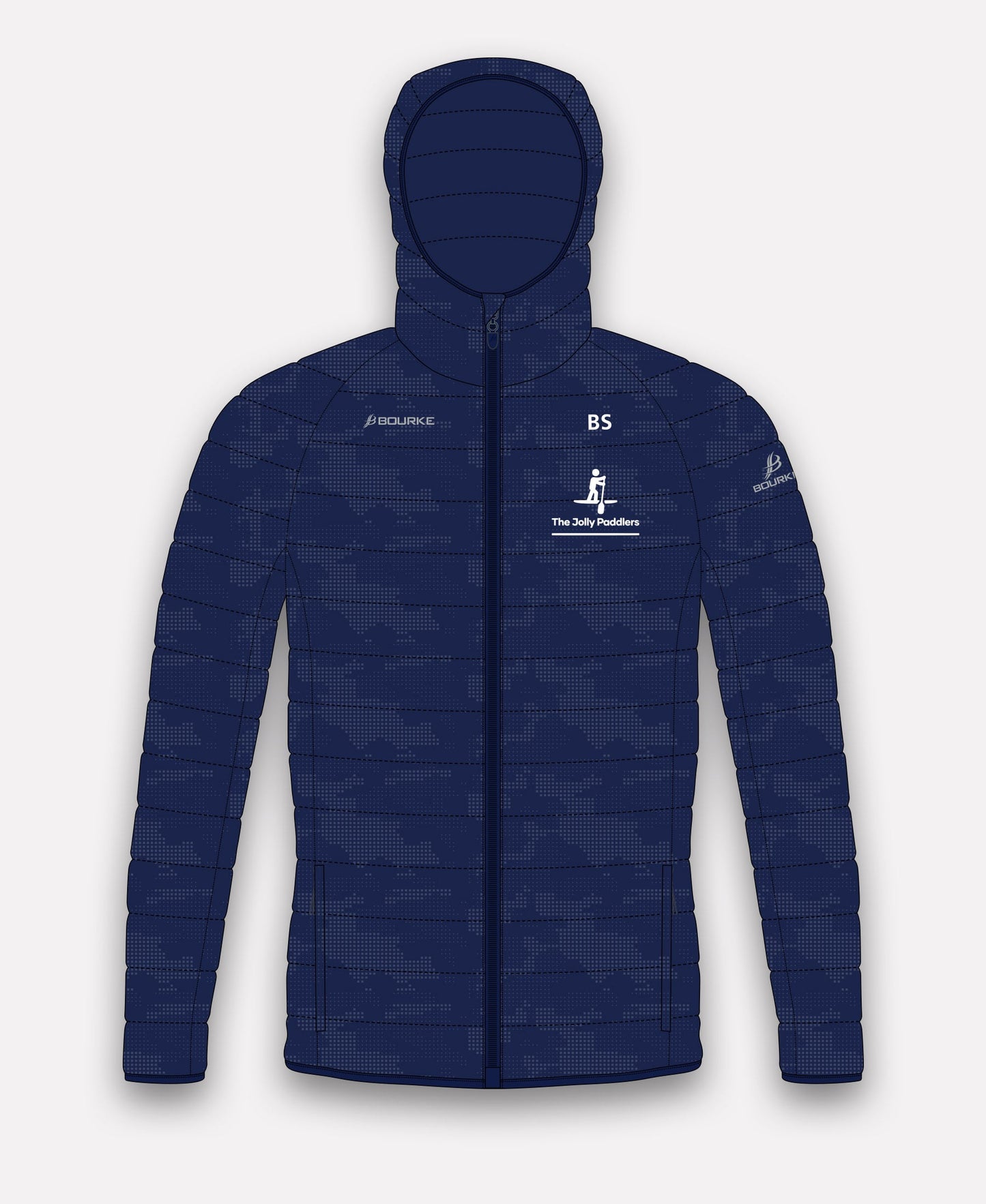 The Jolly Paddlers Reflective Camo Jacket (Navy)