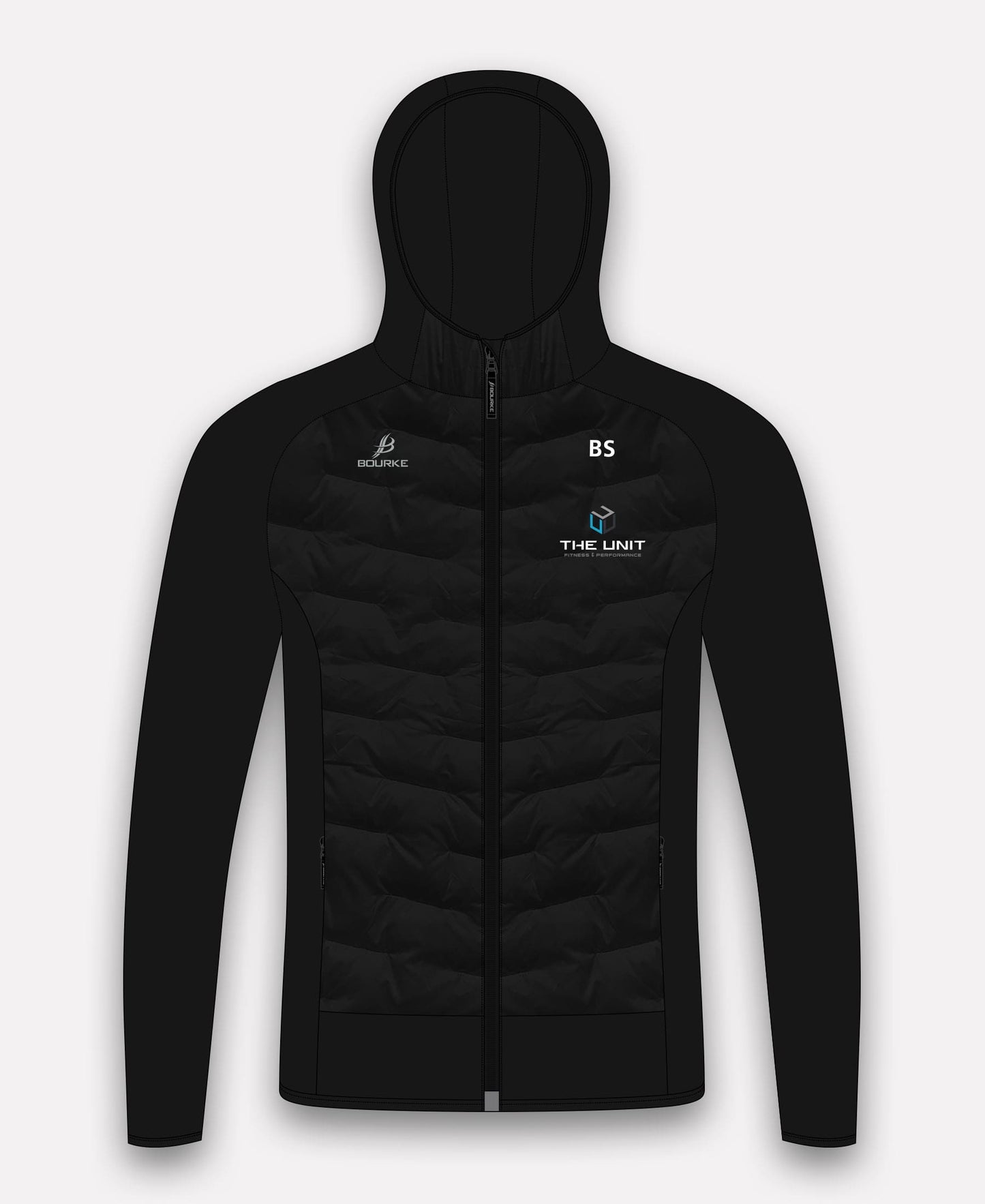 The Unit Gym Croga Ladies Hybrid Jacket (Black)