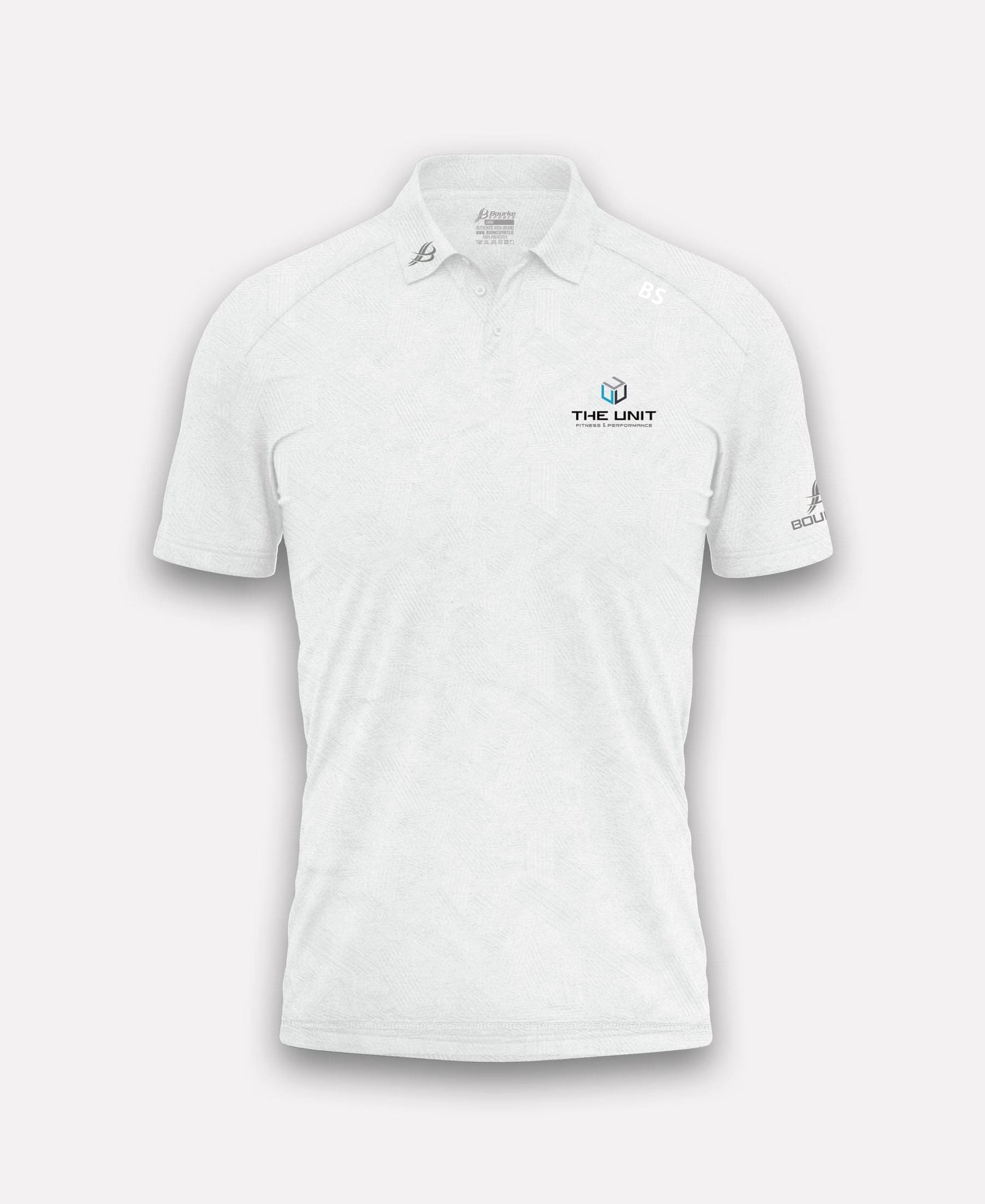 The Unit Gym BARR Polo Shirt (White)