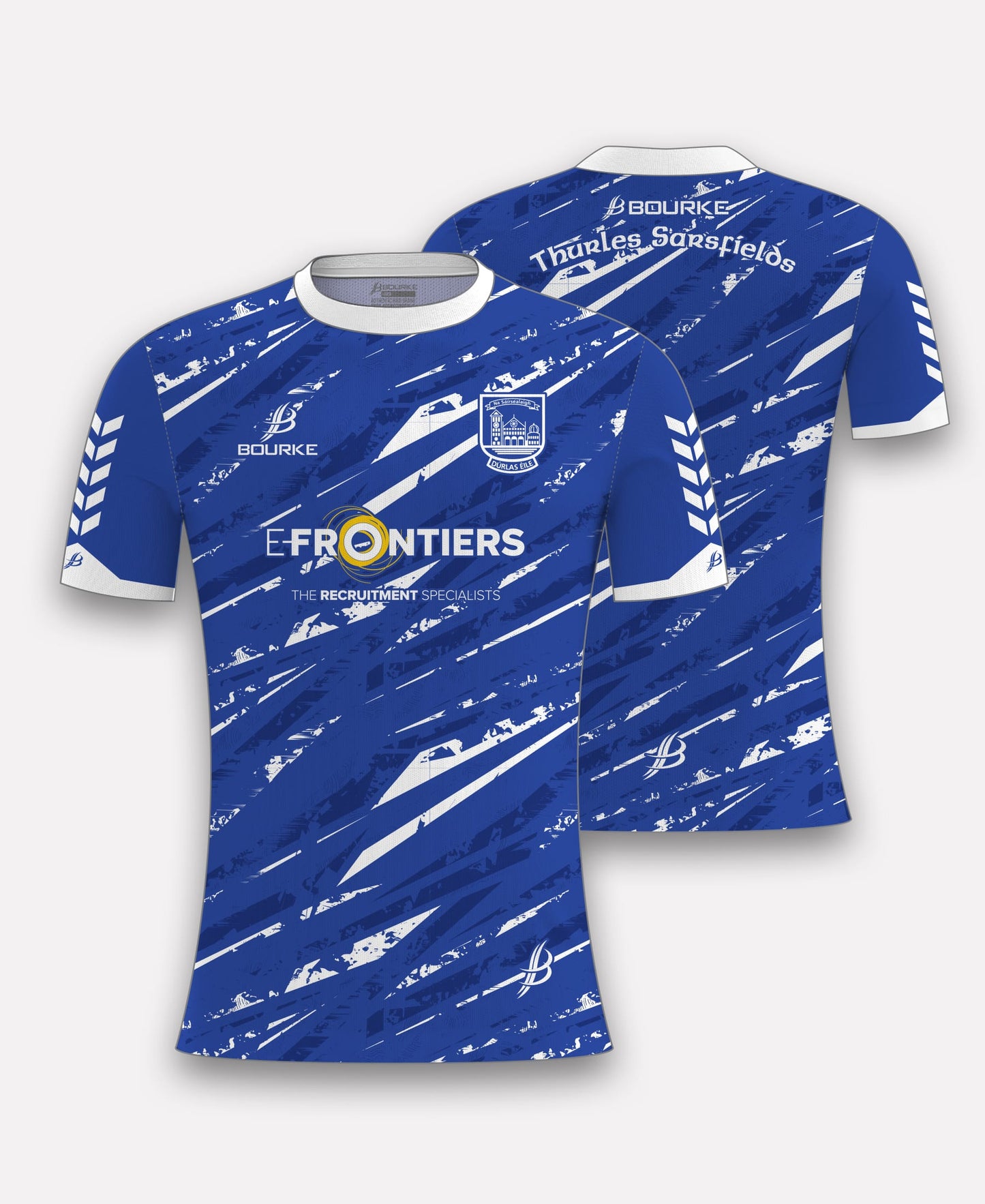 Thurles Sarsfields LGFA Training  Jersey (Blue/White/Navy)