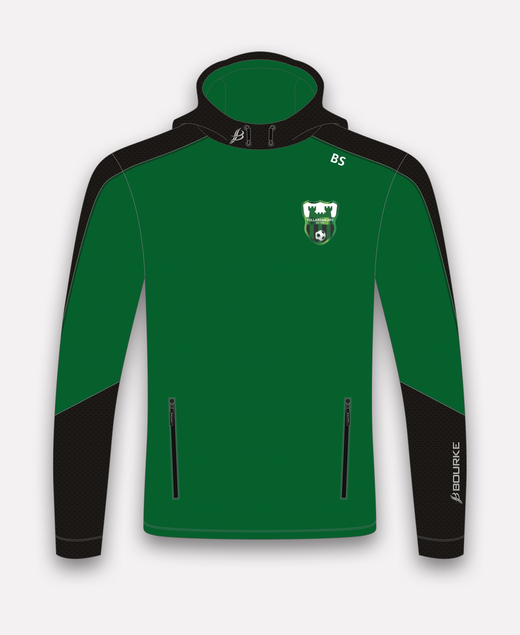 Tullaroan FC Croga Hoody (Green/Black)