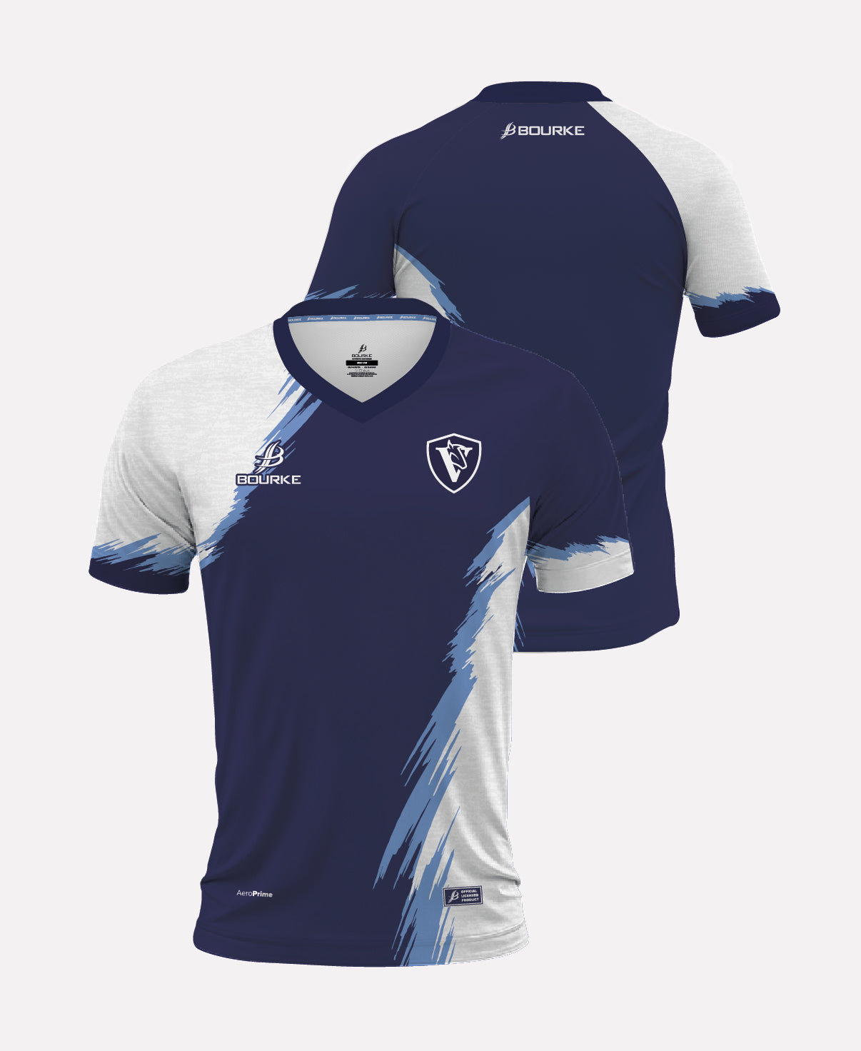 Via Equine Jersey (Navy/Sky/White)