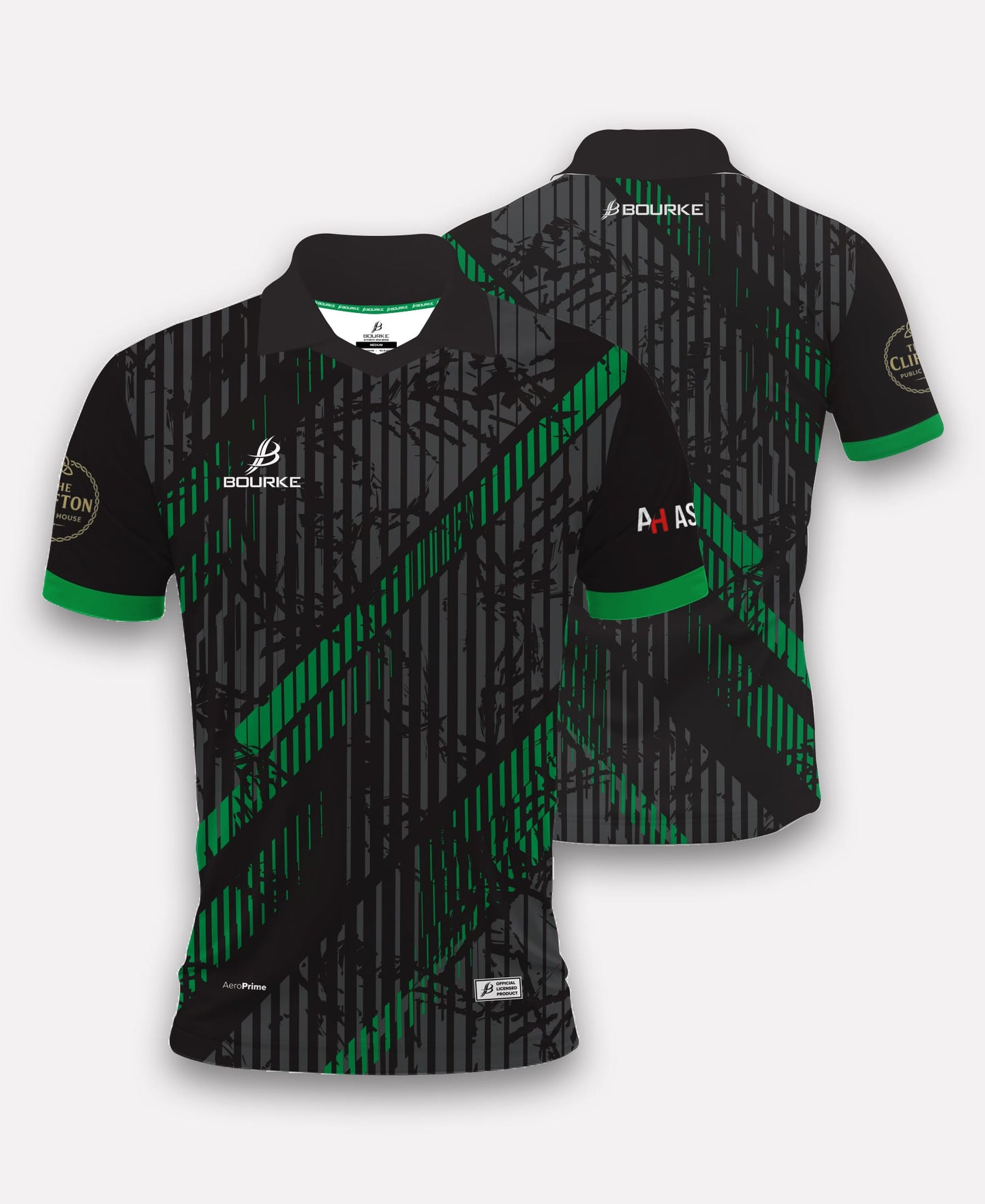 West Belfast Sports & Social Club Jersey (Black/Green)