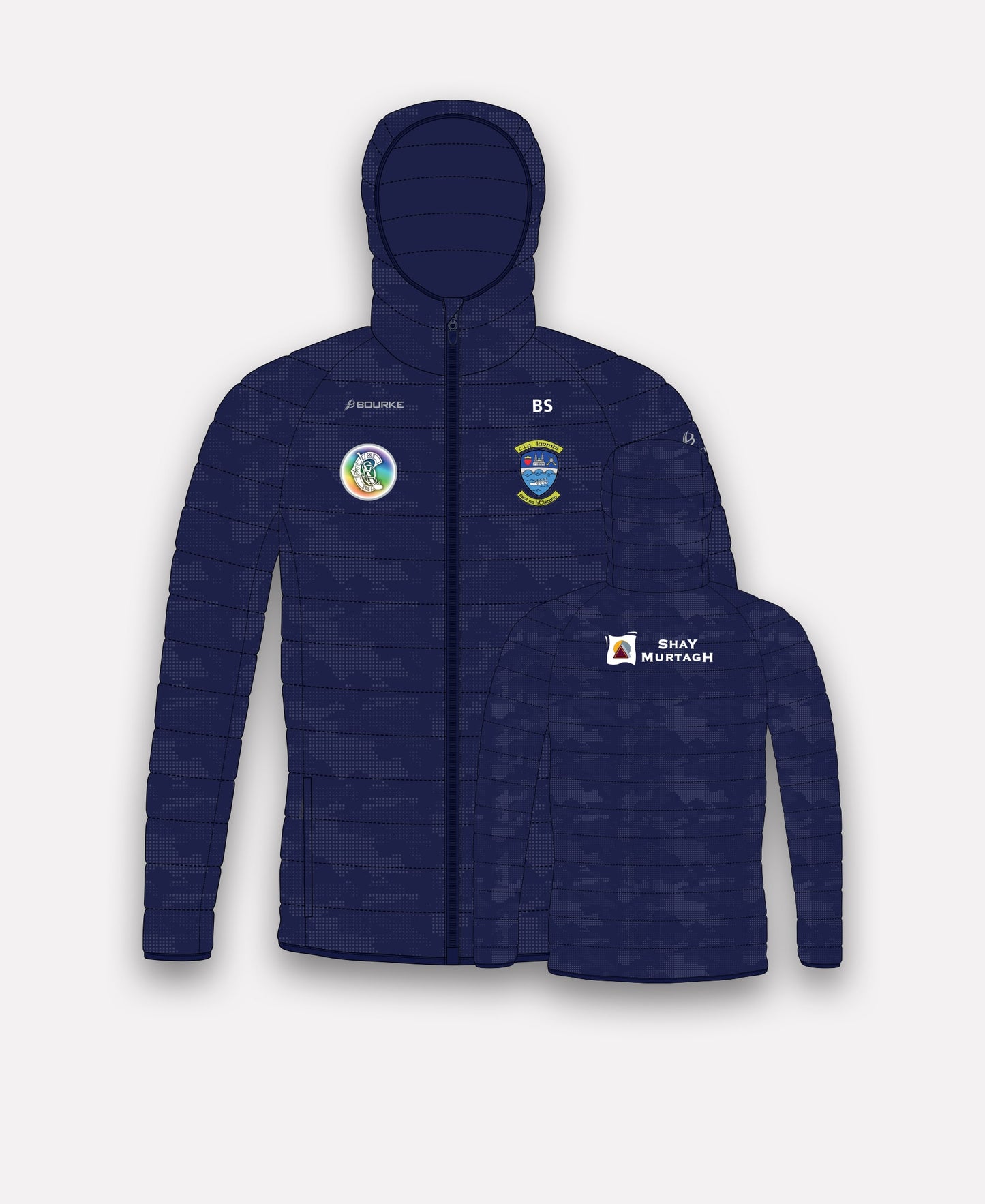 Westmeath Camogie Reflective Camo Jacket (Navy)