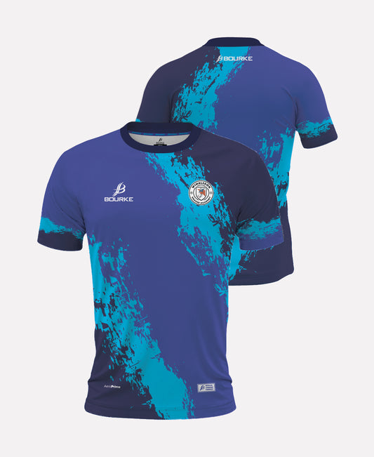 Wimbledon Soccer Academy Jersey (Navy/Cyan/Royal)