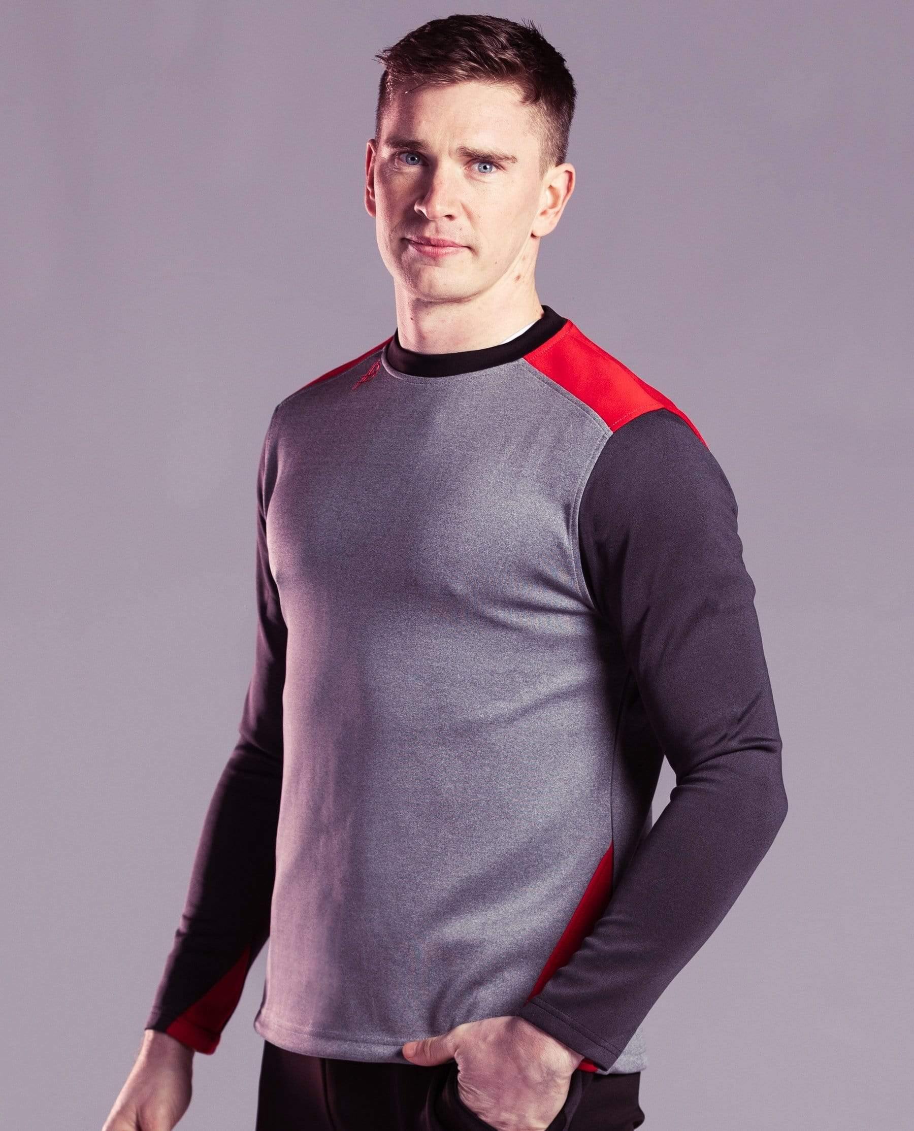 BUA20 Adult Crew Neck (Red) - Bourke Sports Limited