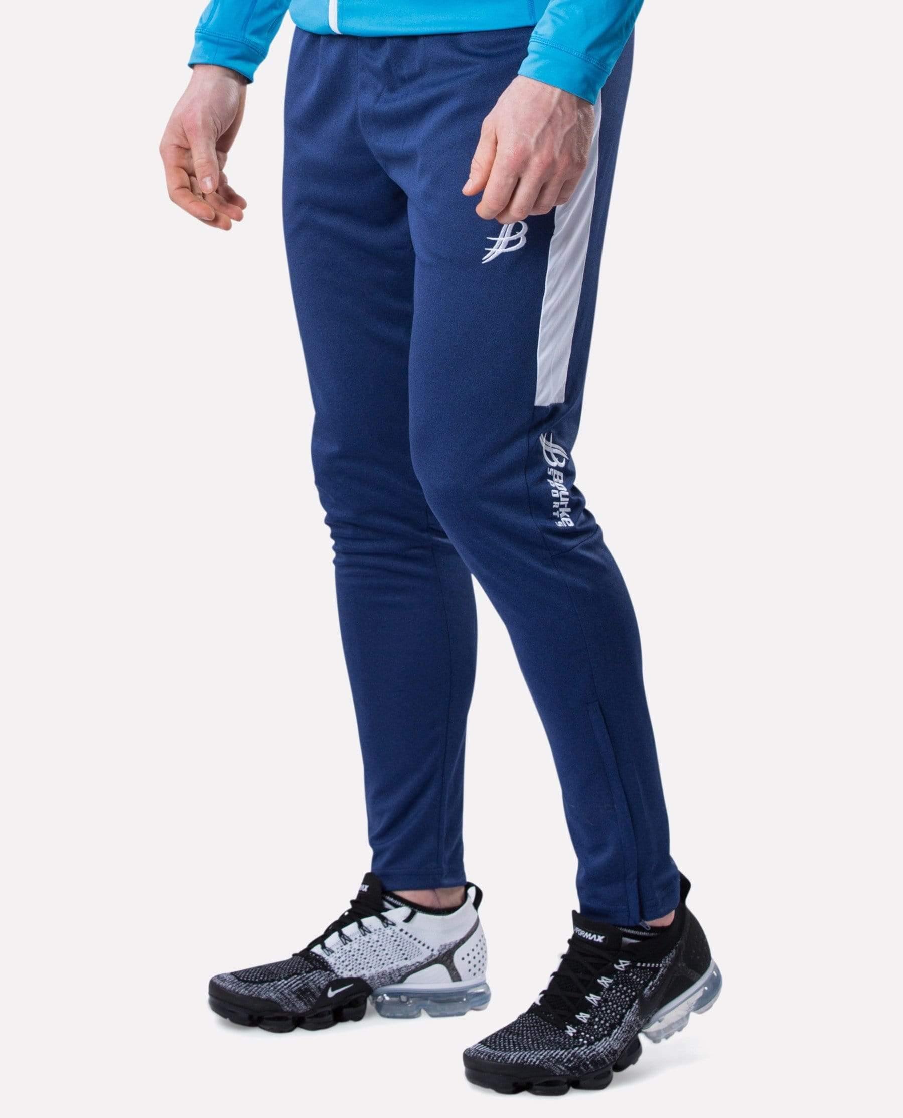 ALPHA Kids Skinny Pants (Navy/White) - Bourke Sports Limited