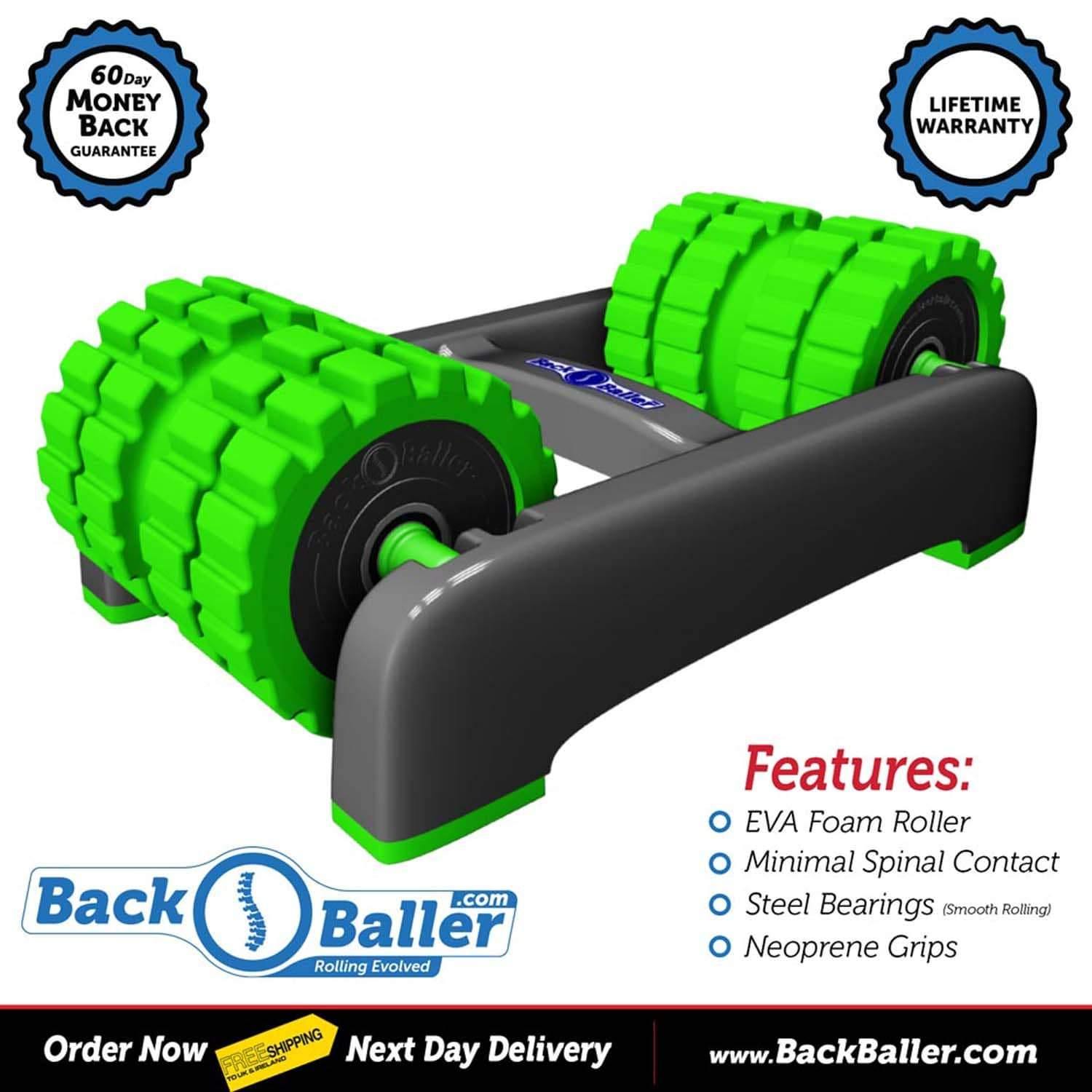 BackBaller Double Foam Roller - Bourke Sports Limited