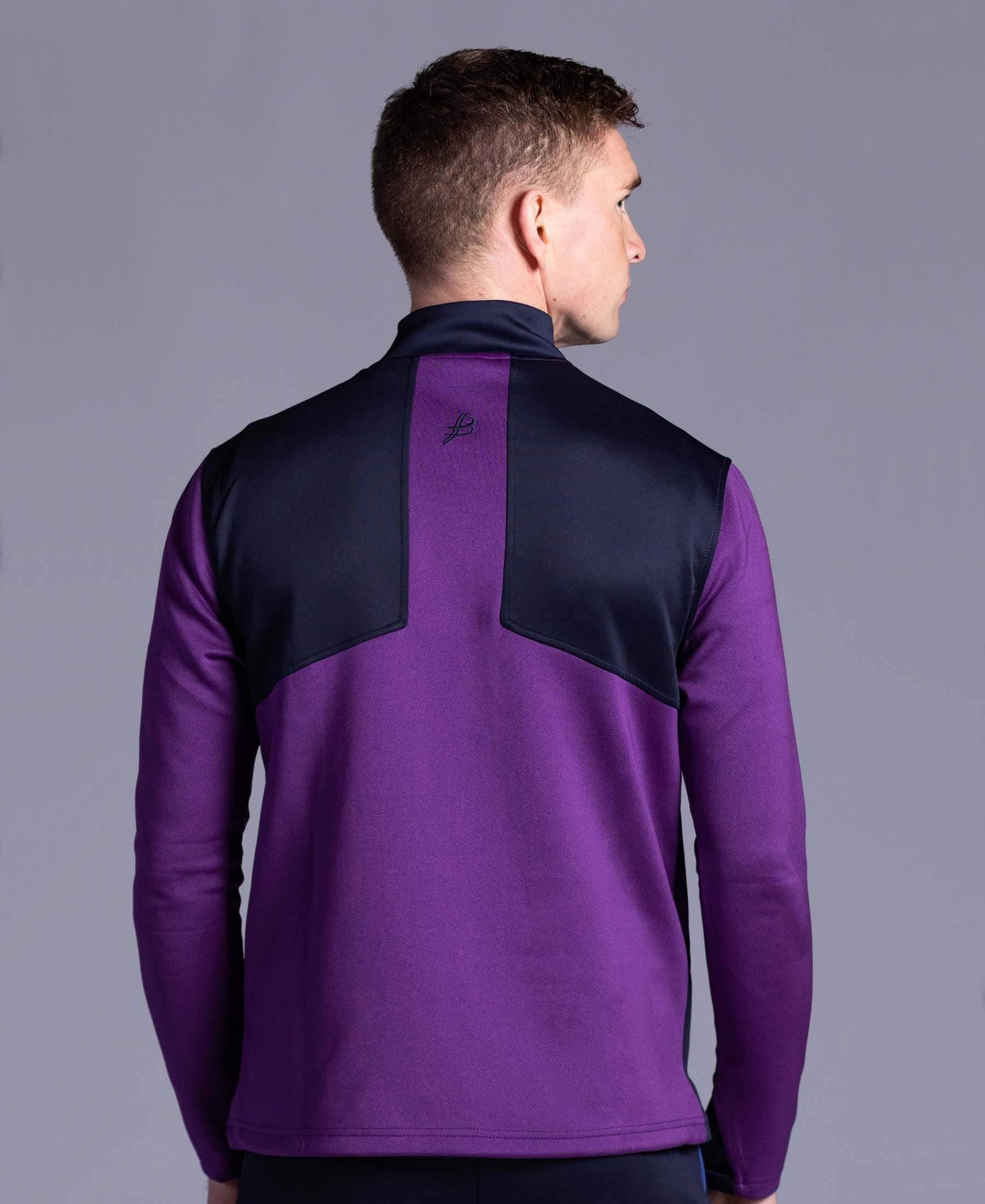 BUA20 Adult Half Zip (Purple) - Bourke Sports Limited