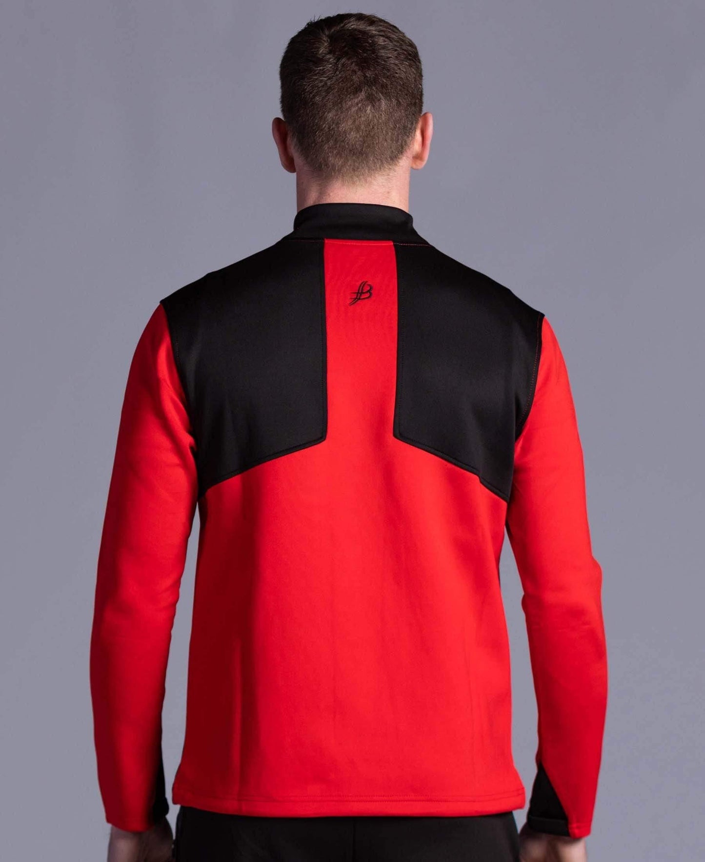 BUA20 Adult Half Zip (Red) - Bourke Sports Limited