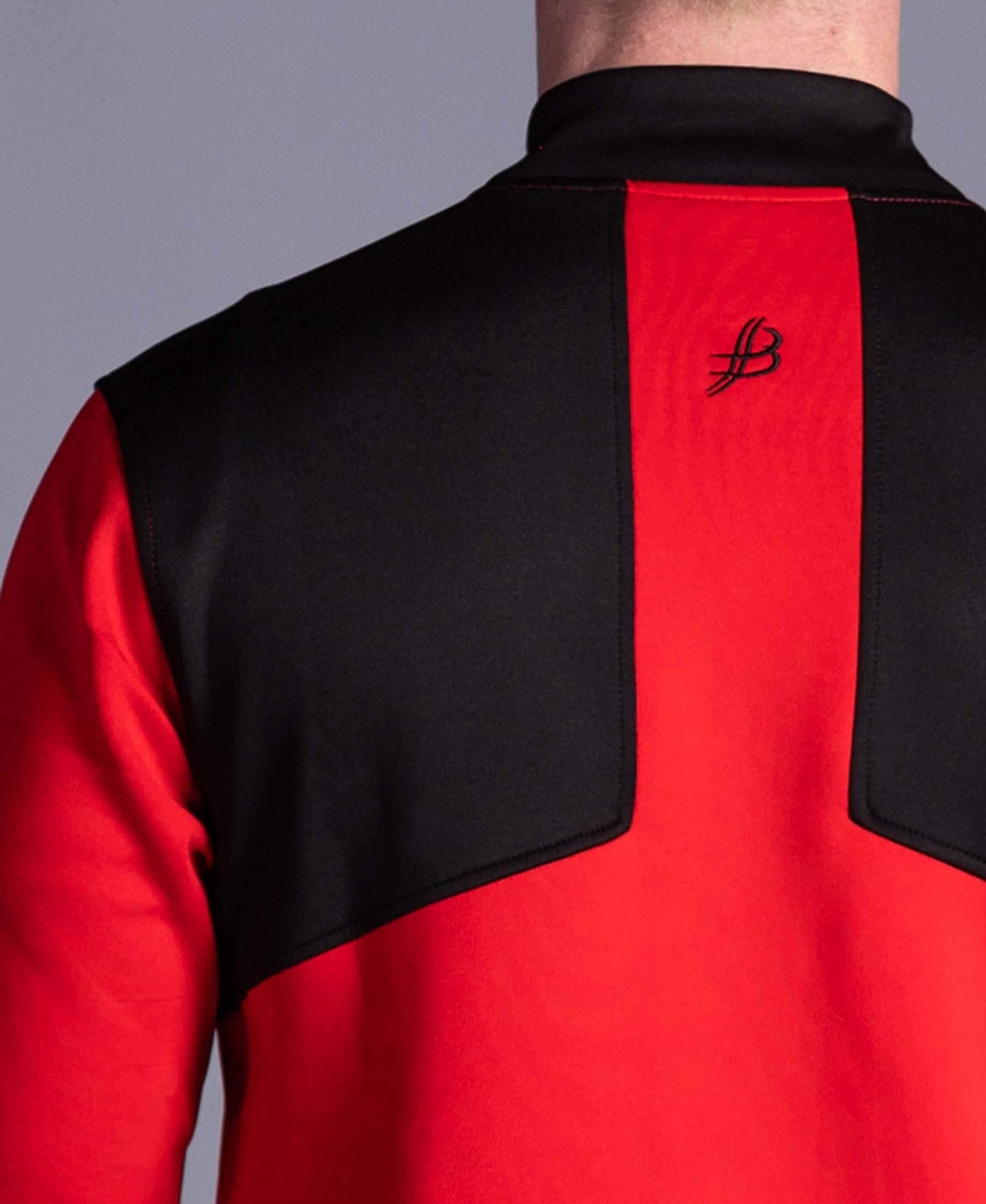 BUA20 Adult Half Zip (Red) - Bourke Sports Limited