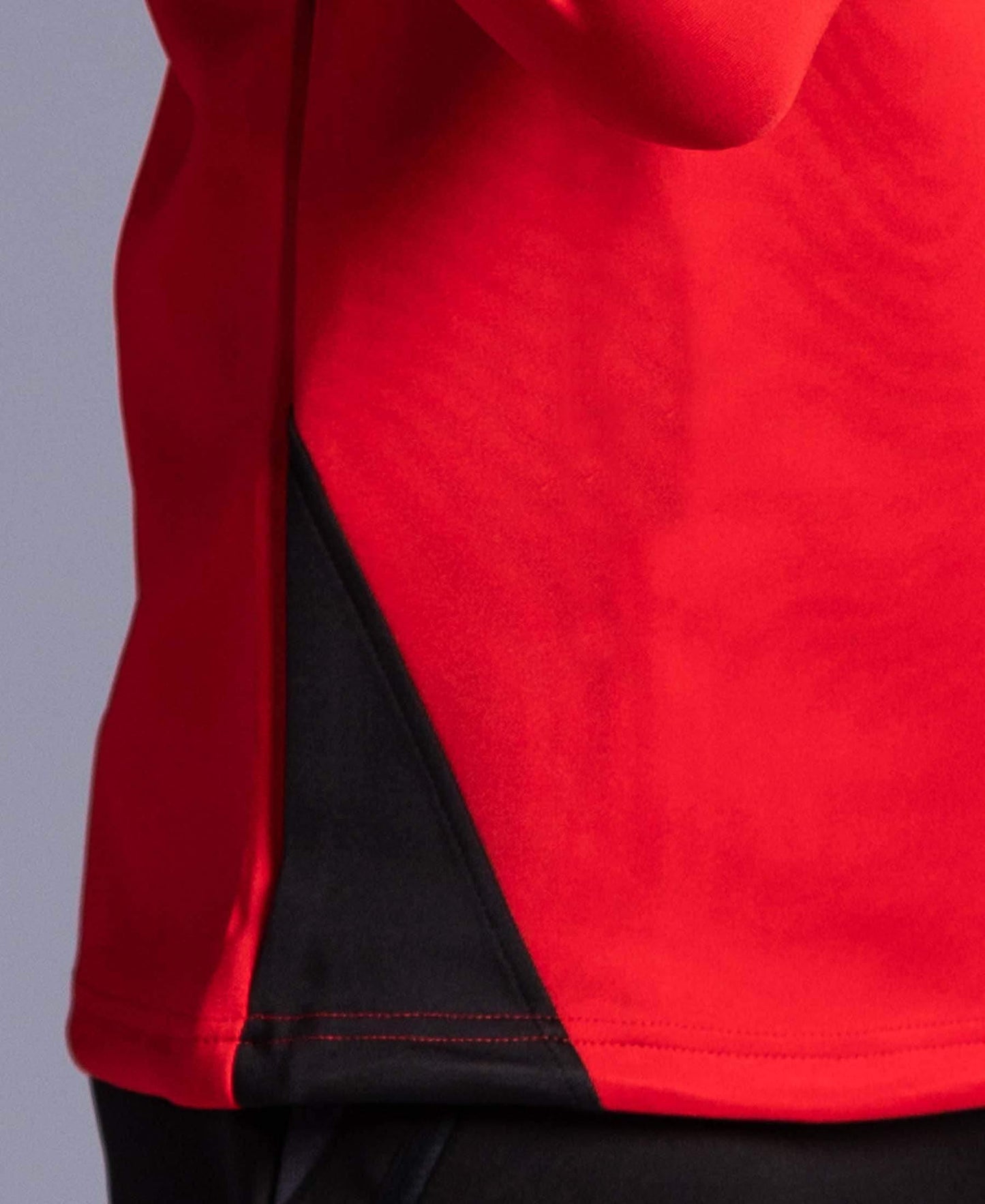 BUA20 Adult Half Zip (Red) - Bourke Sports Limited