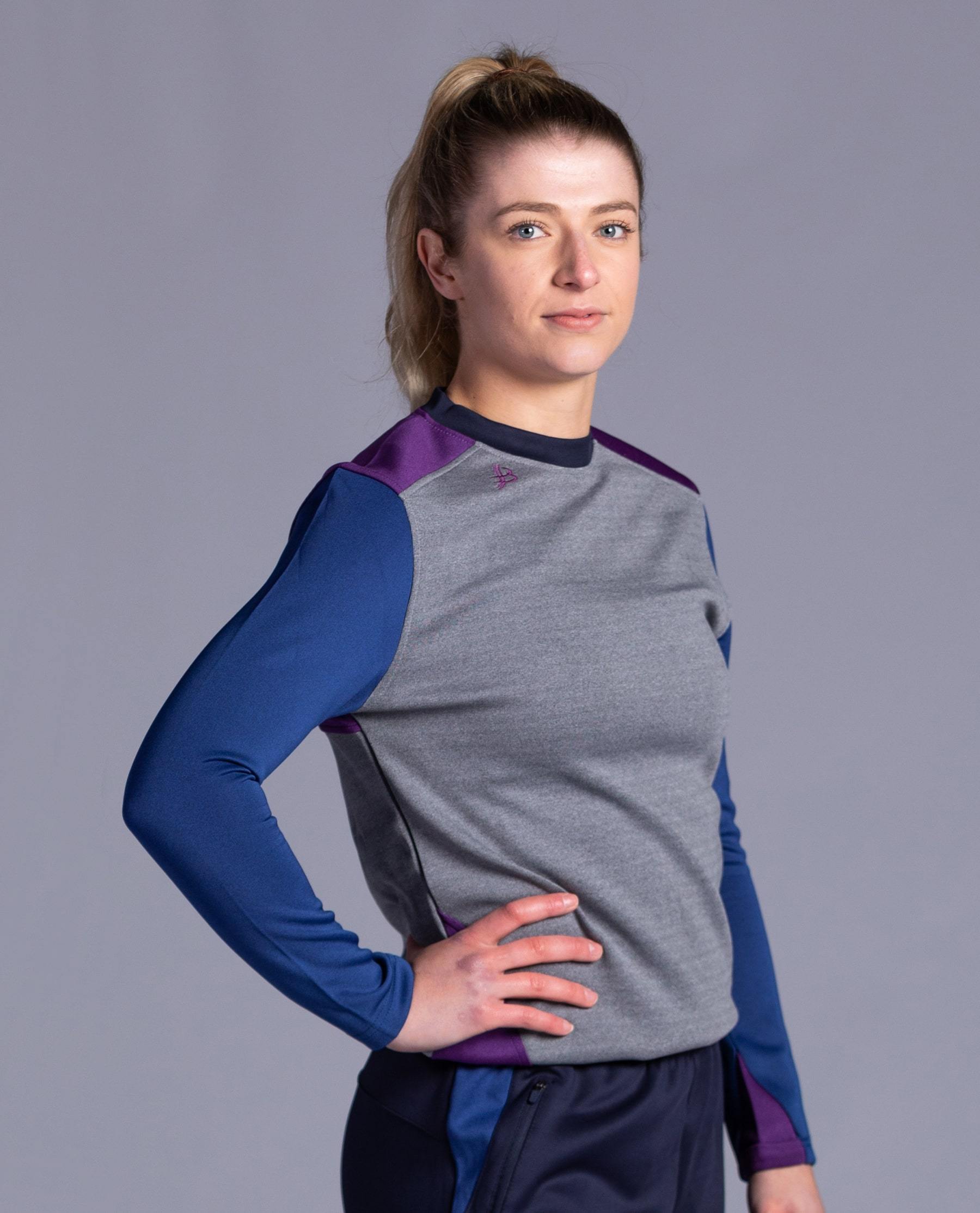 BUA20 Adult Crew Neck (Purple) - Bourke Sports Limited