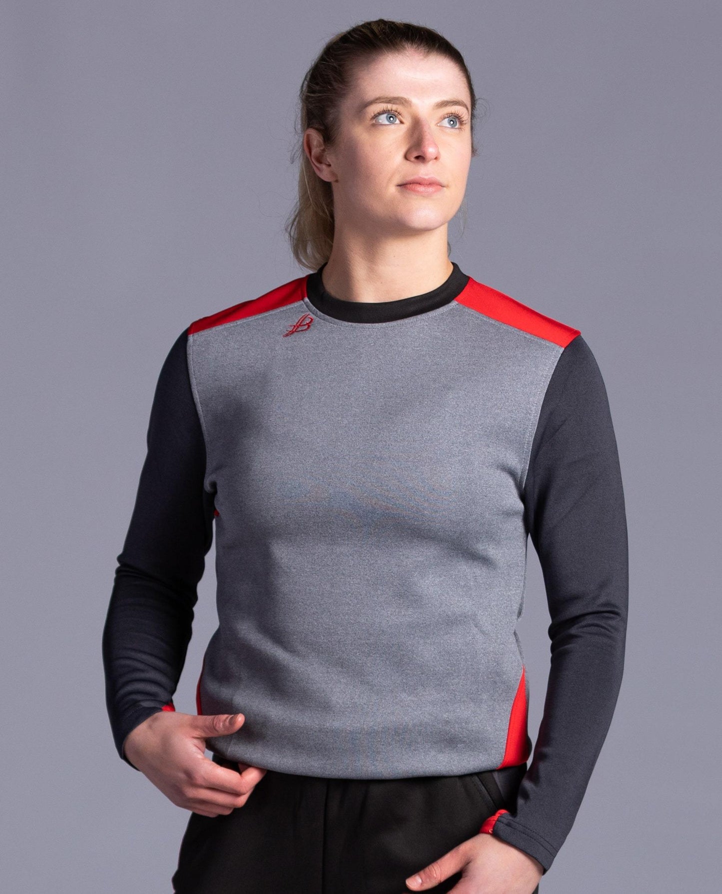 BUA20 Adult Crew Neck (Red) - Bourke Sports Limited