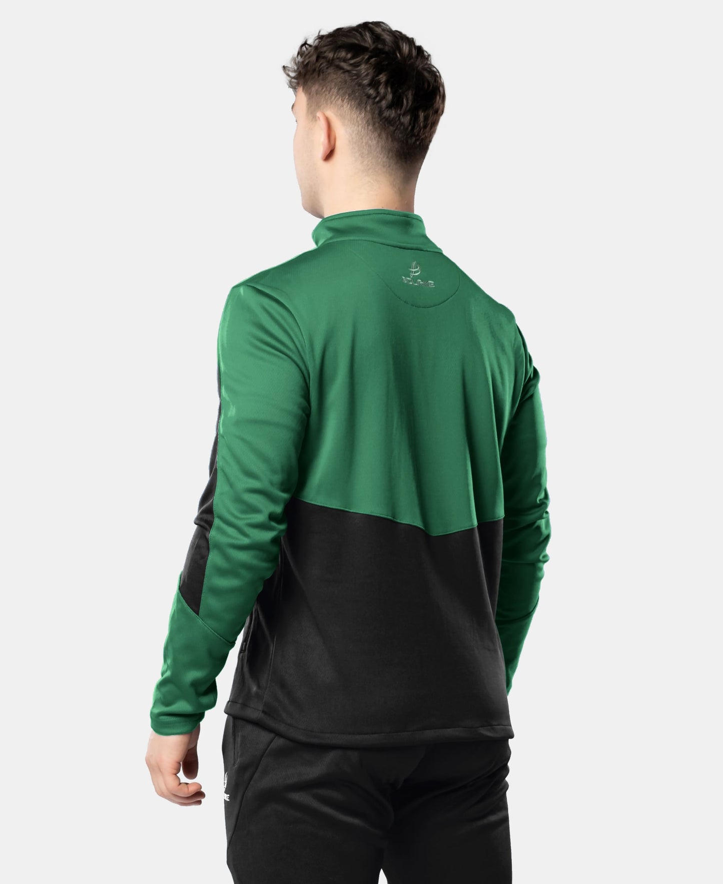 Croga Adult Half Zip (Black/Green)