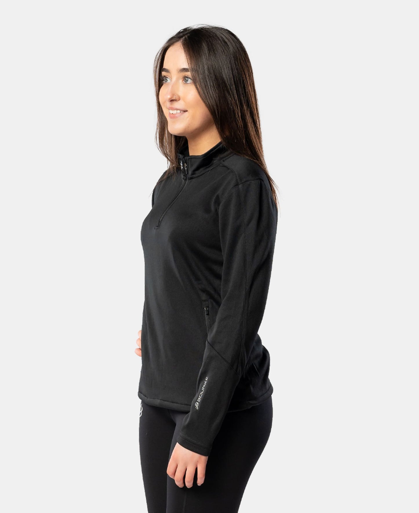 Croga Adult Half Zip (Black)