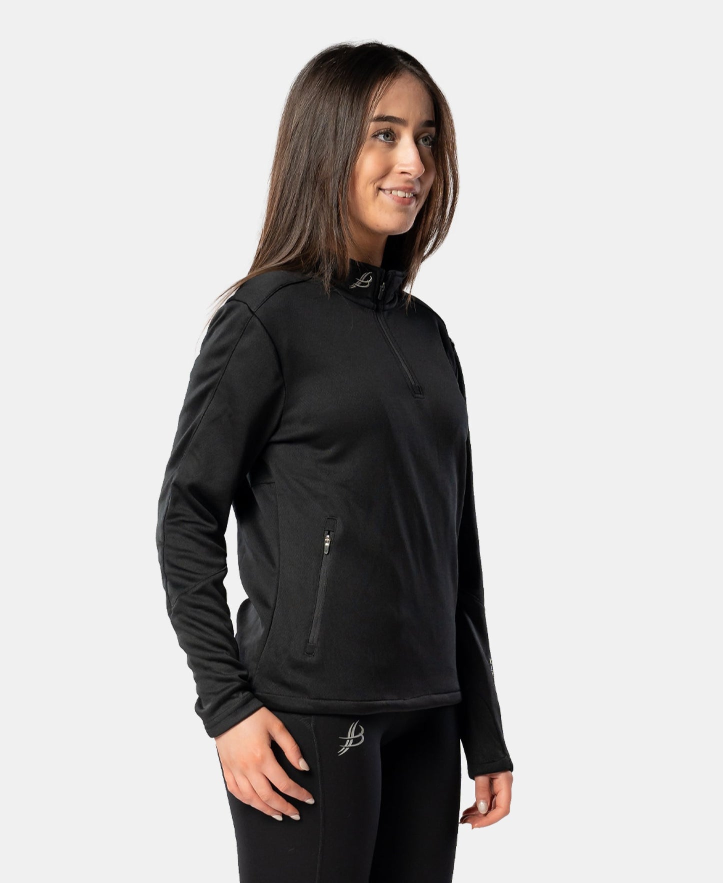 Croga Adult Half Zip (Black)