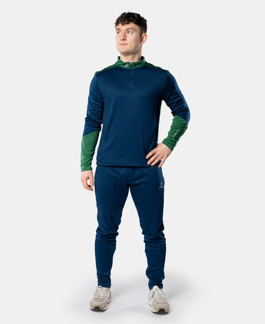 Croga Adult Half Zip (Navy/Green)