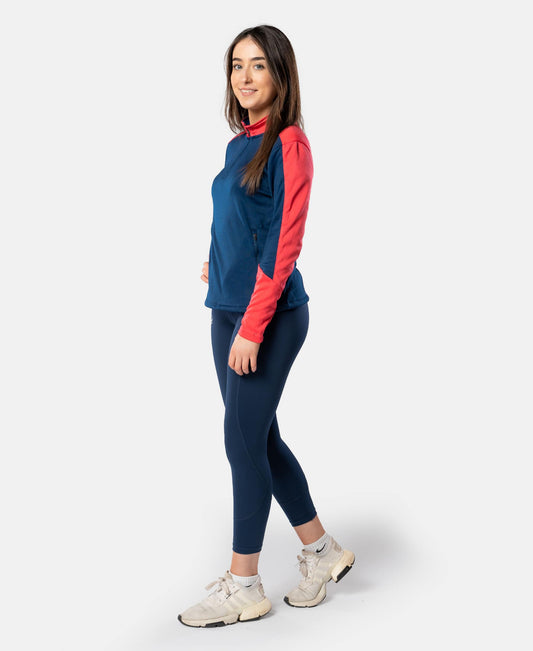 Croga Adult Half Zip (Navy/Pink)